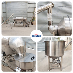 Industrial Sealed Horn-type Rotary Drum Mixer with Dual Conveyors, <b>Dust</b>-free Dry <b>Powder</b> Blending Line for Food and Chemical - Product Image 5