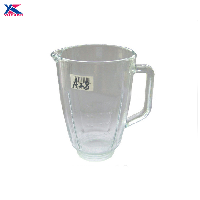 1.5LSquare Glass Jug Blender Replacement Licuadora Vasos Vaso, Glass 1.25L Juicer Jar for Oster Blender