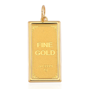 Thanh vàng 1.4g mạ vàng khắc chữ theo yêu cầu, bán chạy, độ tinh khiết 999, đang được bán - Product Image 1