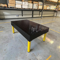 Vente directe usine : Poste de travail d'usinage et de soudage 3D d'occasion en fonte avec table et fixation, pour pistolet à air chaud, destiné aux industries de la construction
