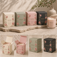 Boîtes à bougies personnalisées de luxe, emballage cadeau de Noël, petite boîte en papier