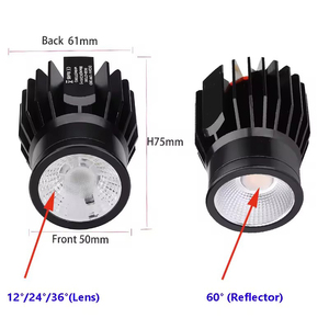 Benory 12W 24V CCT 2000K-6000K DALI Dt8 Spot blanc réglable Mr16 Cri95 DMX Zigbee Tuya KNX Loxone RGBW Dimmer Plafonnier encastré - Product Image 6
