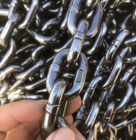 Grade 80 18*54mm Chaîne de levage soudée noire robuste G80 G100 Chaîne de levage en acier allié