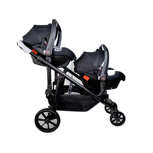 Passeggini Premium per Neonati | Set Trio Passeggino e <span class=keywords><strong>Seggiolino</strong></span> <span class=keywords><strong>Auto</strong></span> | Passeggino Gemellare per Bambini 0-3 <span class=keywords><strong>Anni</strong></span> - Product Image 6