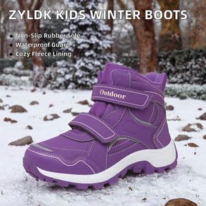 Botas de Nieve Impermeables para Niños, Botas de <span class=keywords><strong>Trekking</strong></span> para Niños y Niñas, Zapatos Personalizados para Exteriores - Product Image 2