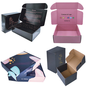 Packaging Box Packing Packingstandard Packing Carton Corrugated Paper Box Customized Logo Apparel Garment Shipping Packaging Zip Lock Peel Off Closure Corrugated Shipping Paper Box Packing Custom Boxes