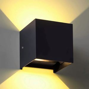 Indoor 6w Led Wall Lamp up and Down Aluminum Decorate Wall <b>Sconce</b> Bedroom Led Wall <b>Light</b> Waterproof Lighting - Product Image 1
