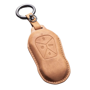 Étui de protection pour clé de voiture Leatr pour Xiaopeng Xpeng P5 P7 <span class=keywords><strong>G3</strong></span> G6 G9 G3i <span class=keywords><strong>2021</strong></span> 2022, porte-clés et accessoires - Product Image 2