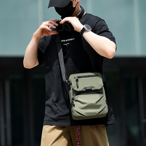 OEM New Vertical Large Capacity Crossbody Bag Men's Simple Fashion Nylon Outdoor <b>Chest</b> Bag - Product Image 6