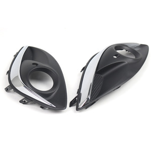 Opel Corsa D Lower Grille Fog Light Cover Black <b>ABS</b> Clip On Left Right 13286025 - Product Image 1