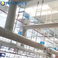 Conduit d'air flexible résistant au feu personnalisé pour les systèmes CVC Ventilation de la climatisation dans les hôpitaux Gymnases Salles d'école
