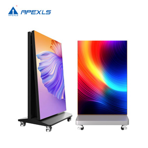 Écran d'affichage numérique LED portable double face P1.86 Gob pour intérieur/extérieur, mur vidéo commercial, animations de bannières - Product Image 1