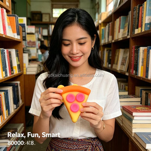 Boîte Mystère Pizza : Jouet Sensoriel Élastique et Doux à Presser, Anti-Stress Portable pour Femmes, Idéal pour le Quotidien, Cadeau de Décompression (Vente en Gros) - Product Image 6