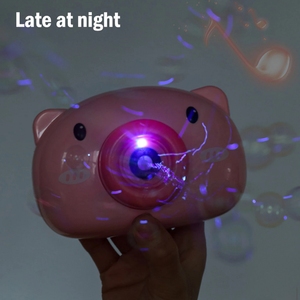 Mini caméra extérieure d'animal de bande dessinée jouet électrique de bulle d'enfants de bébé d'enfants avec la musique légère - Product Image 4