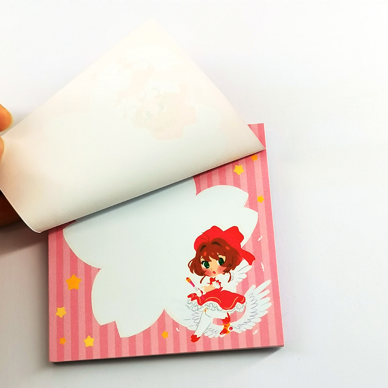 Textpad Sticker Custom Cute Animal logo Stickers Notepad Memo Pad School Supply ...