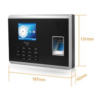 TM70 Horloge biométrique intelligente compatible avec le cloud Contrôle d'accès WiFi Logiciel WEB Carte d'empreintes digitales Vision nocturne Module GPRS 4G