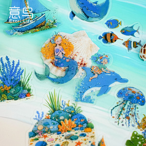 15แผ่น/แพ็คฝันการเดินทางชุดรูปแบบเทพนิยายสติกเกอร์แพ็คการ์ตูนวารสารภาพปะติดวัสดุตกแต่ง - Product Image 4