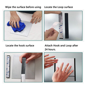 사용자 정의 크기 <span class=keywords><strong>3</strong></span> M 9448A 접착제 하이 퀄리티 나일론 후크 루프 탱크 홈 오피스 도구 룸에 대한 흰색 강한 점도 - Product Image 3