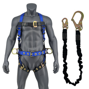 Alta Resistência Segurança Resgate Eletricista Segurança Belt Construção Trabalhando em <span class=keywords><strong>Tower</strong></span> Climb Rope Full Body Safety <span class=keywords><strong>Harness</strong></span> - Product Image 1