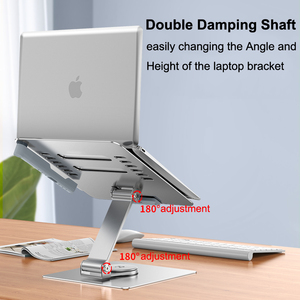 Soporte giratorio personalizado para portátil 2025 para escritorio, elevador ajustable para portátil, soporte para portátil de 17,9 pulgadas para <span class=keywords><strong>Mac</strong></span> de oficina en casa - Product Image 5