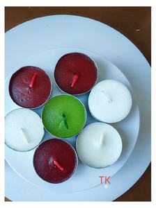 ティーライトキャンドル丸型装飾ティーキャンドル家庭用クリスマスディワリ製パラフィンワックスキャンドル - Product Image 4