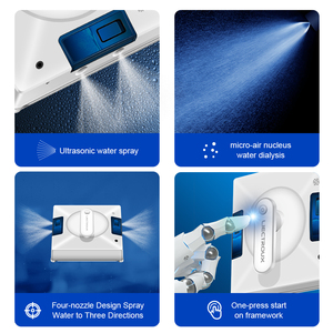 Robot nettoyeur de vitres Liectroux Yw509 adapté aux vitres à cadre ou sans cadre Yw509 Robot nettoyeur de vitres Liectroux Yw509 - Product Image 3