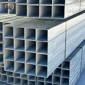 ASTM A500 Q235 hafif çelik profil galvanizli kare düşük karbon çelik boru karbon çelik dikişsiz boru St37.4