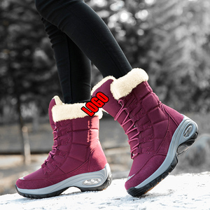 Custom OEM <span class=keywords><strong>donna</strong></span> nuovo autunno inverno stivaletti impermeabili con plateau tacchi alti stivaletti bassi corti in taglia grande 43 - Product Image 2