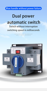 CHQ3R 2P 63A Commutateur de Transfert Automatique Intelligent pour Générateur à Poignée Bleue, Inverseur de Source, Contrôleur ATS - Product Image 5