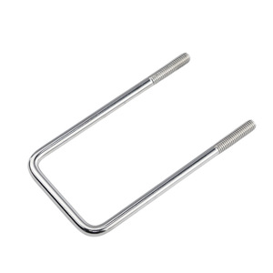 Stainless Steel U Bolt 50mm Diameter Class 8.8 Unc Thread CNC Machined For Industrial Use - Product Image 1