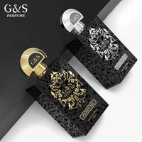 G&S OEM ODM, conception de parfum professionnelle, impression sérigraphique personnalisée, vaporisateur à pompe, flacon de parfum rechargeable 100 ml avec boîte