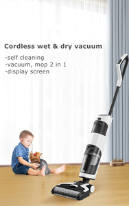 <span class=keywords><strong>Meilleur</strong></span> <span class=keywords><strong>aspirateur</strong></span> à main électrique multifonction 2 en 1 sans fil pour le lavage des sols - Product Image 2
