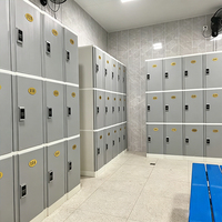 Armoires de rangement pour piscine JMDS certifiées CE, écologiques, imperméables et résistantes à l'humidité, en PVC+ABS, casiers en plastique