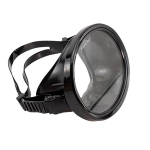 Masque de plongée ovale classique rétro panoramique à large vue en verre trempé pour adultes pour la pêche sous-marine - Product Image 5