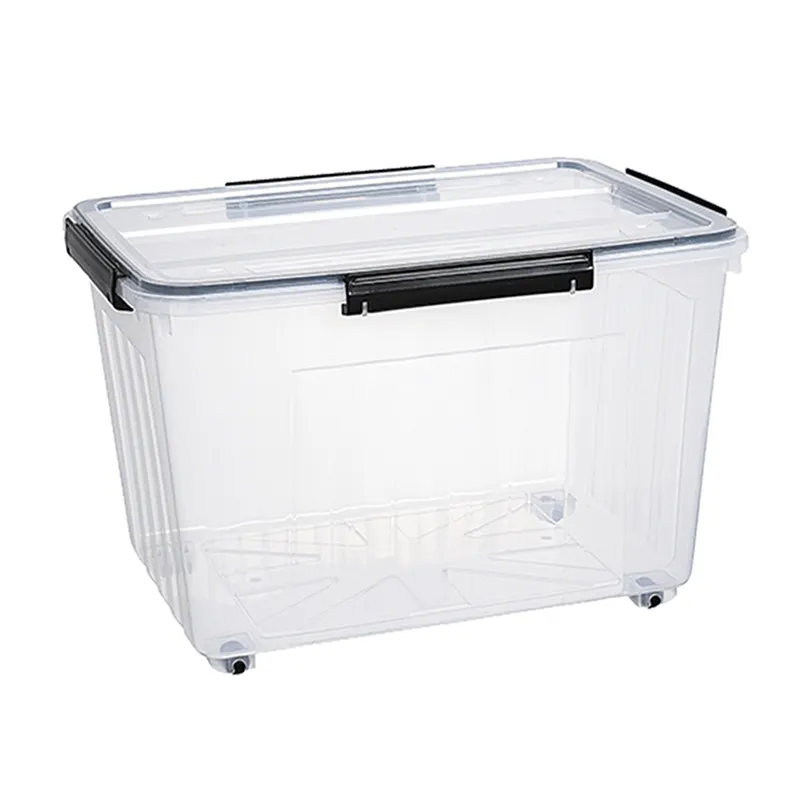 Large air tight plastic storage box sealing strip dust-proof storage boxes & bins organizer