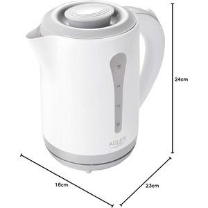 Bollitore elettrico 2,5 litri biadler AD1244พลาสติก Auto-spegnimento - Product Image 5