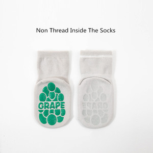 Nouvelles chaussettes antidérapantes pour bébé, chaussettes pour nouveau-né, chaussettes en coton peigné mignonnes, chaussettes antidérapantes pour enfants en bas âge - Product Image 4