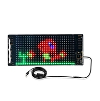 LEDIUP LED-Zeichen für Auto Super helles programmier bares LED-Anzeige schild USB 5V Flexibles LED-Matrix-Panel für Store Hotel Bar Car