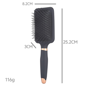 Square <strong>Round</strong> <strong>brush</strong> Scalp Massage Styling Dry and Wet <strong>Brush</strong> to Untangle Hair - Product Image 3