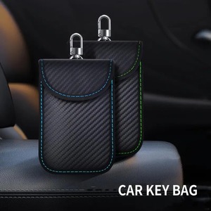 Bolsa de Protección Electromagnética para Llaves con Cubierta de PU para Bloquear Todas las Señales de Radiofrecuencia de las Llaves del Coche - Product Image 4