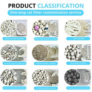Litière pour chat en bentonite brisée, personnalisée en usine (OEM/ODM), faible teneur en poussière, agglomération rapide et forte, contrôle des odeurs - Product Image 2
