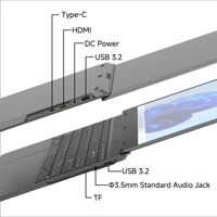 New 15.6-inch AMD Ryzen 5 3500U with IPS Display High-performance Cooling English Keyboard and Windows 11 System Business Laptop