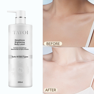 Lotion corporelle éclaircissante de haute qualité à l'arbutine, complexe éclaircissant, niacinamide, lotion correctrice du teint visiblement uniforme, glutathion - Product Image 2