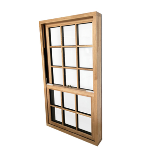 Ventanas colgantes de roble Penjoy, ventanas de madera populares modernas para exterior y cocina, ventana colgante de apertura Vertical deslizante