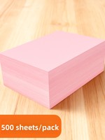 Papel de Copia A6 Engrosado de Doble Cara, Blanco, para Recetas Médicas, 500 Hojas/Paquete, Uso de Oficina/Estudiante
