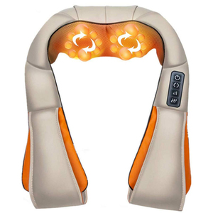 Mejor cuello hombro con amasado profundo Shiatsu cuello masaje inteligente alivio eléctrico pulso masajeador - Product Image 1