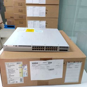 สวิตช์ Cisco รุ่น C9300l-24t-4x-e ของใหม่ 24 พอร์ต รองรับการส่งข้อมูล 4x 1G พร้อมอัปลิงค์คงที่ กำลังไฟ 350w AC - Product Image 1
