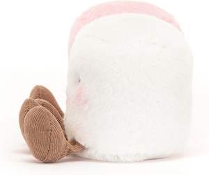 ぬいぐるみピンクと白マシュマロぬいぐるみフードぬいぐるみ子供用CE工場直販 - Product Image 4