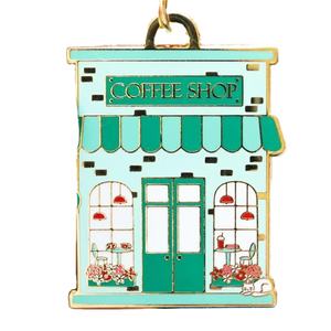 Chaveiro personalizado de fábrica na China, chaveiro com desenho livre, chaveiro esmaltado para café, chaveiro de construção - Product Image 6