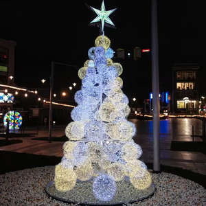 Luces decorativas para árboles de Navidad con clasificación IP65 para exteriores, para parques, festivales navideños, plazas y iluminación festiva en espacios públicos. - Product Image 1